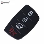 Резиновая силиконовая накладка для автомобильных ключей KEYYOU, 4 кнопки, 10 шт.