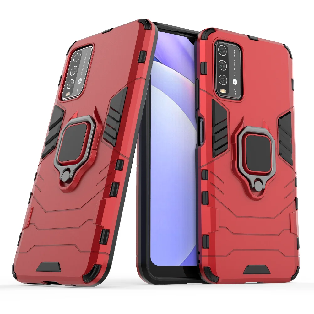 Чехол для Xiaomi Redmi 9T чехол Note 9S 9 8 Pro с кольцом на палец 9A 9C NFC 7A|Бамперы| |