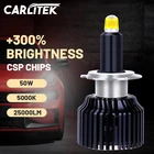 Светодиодные фары H7 6000K 25000LM 360 градусов CSP чипы 9012 HIR2 H1 H11 H8 H9 9005 9006 HB3 HB4 Turbo Дальний свет STG ближний свет 100 Вт
