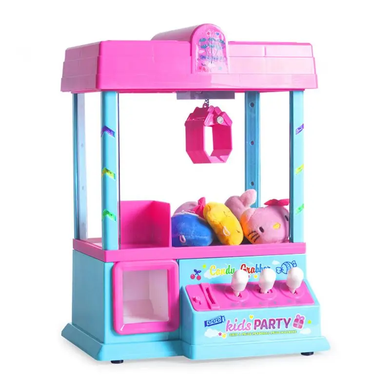 

Claw Arcade Game Candy Dispenser for Kids Mini Toy Vending Machine with Sounds