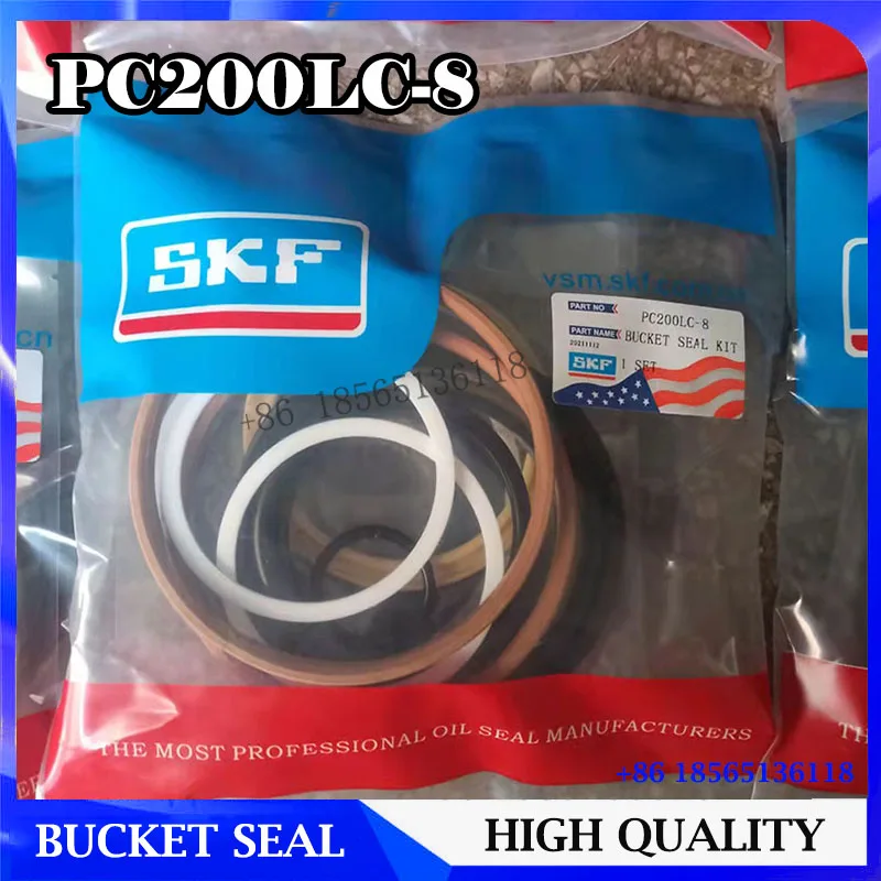 

Запчасти для экскаваторов Komatsu PC200LC-8 BUCKET масляный сальник цилиндрический NOK SKF, качественный ремонтный комплект