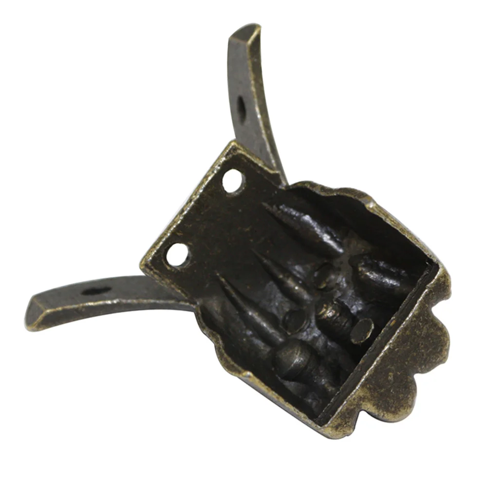 

6PCS 43x34mm Furniture Support Feet Tiger Feet Shape Zinc Alloy Gift Box Decoration Legs Sofa Accessories Dark Green