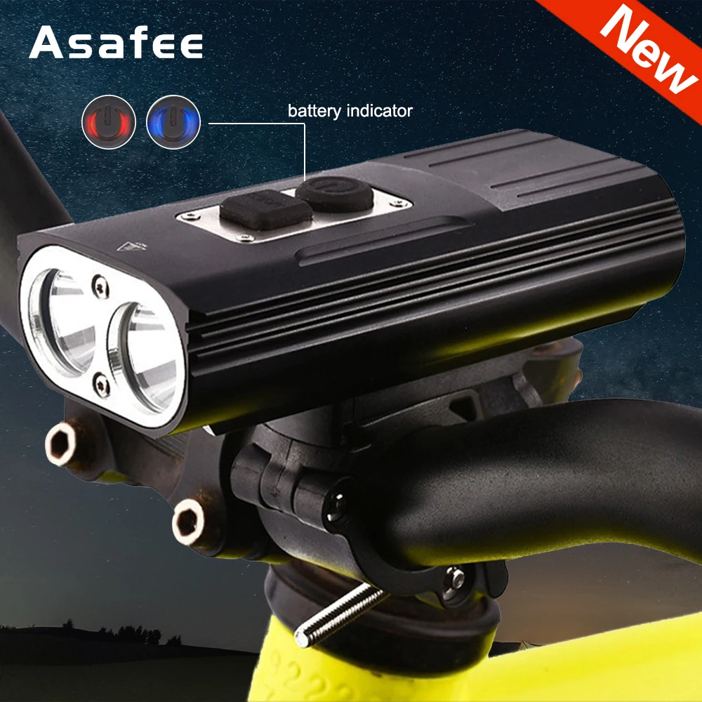 

Фсветильник велосипедный светодиодный, 1800 лм, 5 режимов, зарядка через USB