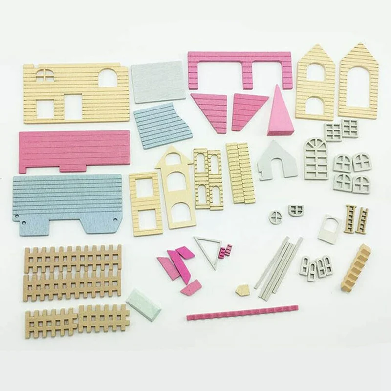 Миниатюрный домик сделай сам деревянные игрушки аксессуары для кукольного