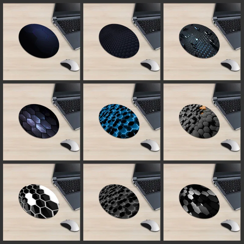 Круглый коврик для мыши XGZ Technology Sense Кубик Рубика шестисторонний Настольный с