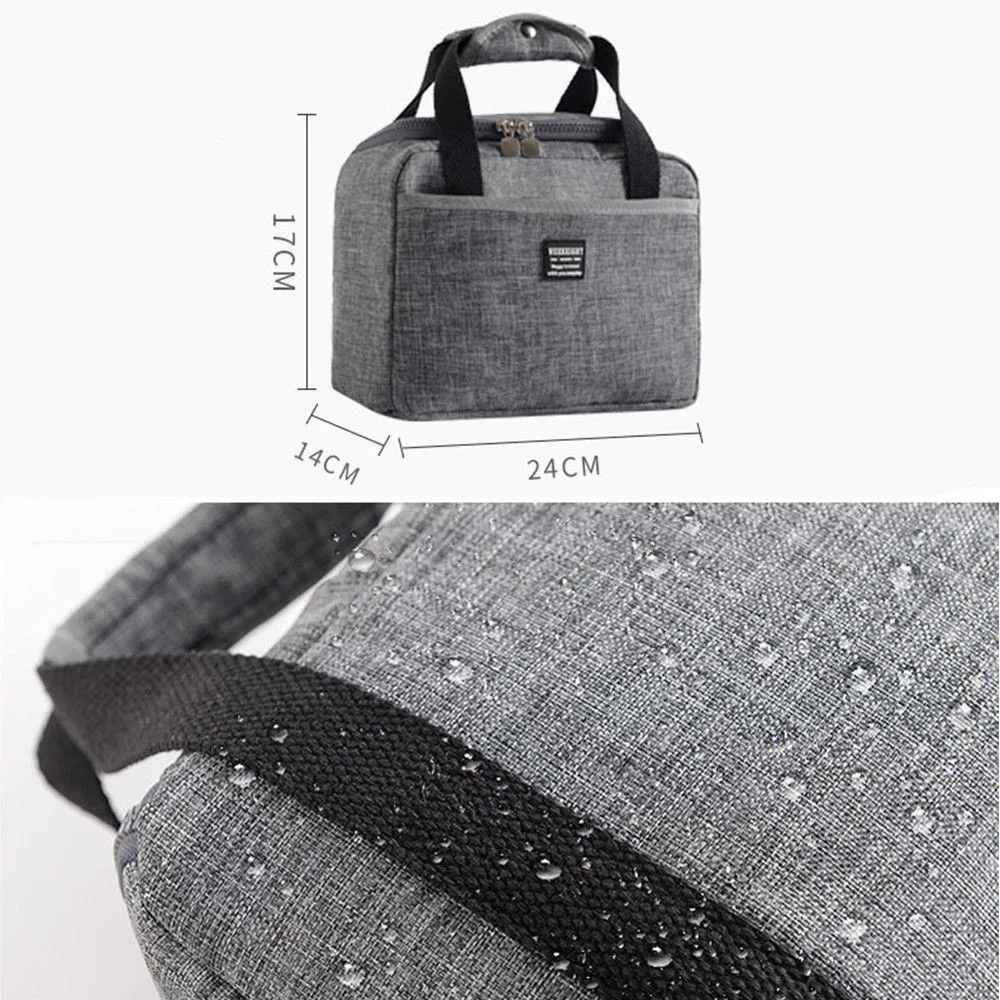 Сумка для обеда изолированная коробка ланча мягкая сумка обедов