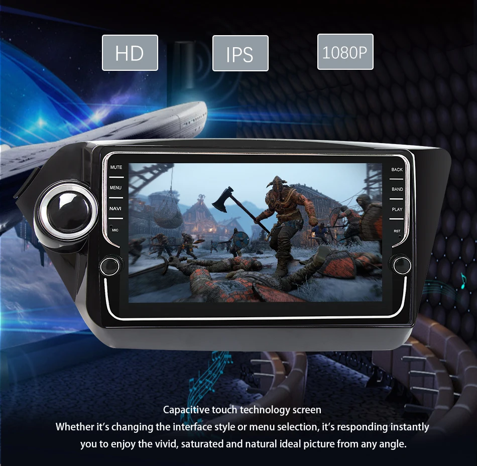 Eunavi 2 Din Автомобильный мультимедийный плеер gps Android 9 DVD помощи при парковке радио для Kia k2 RIO 2010 2011 2012 2013 PX6 4G+ 64G