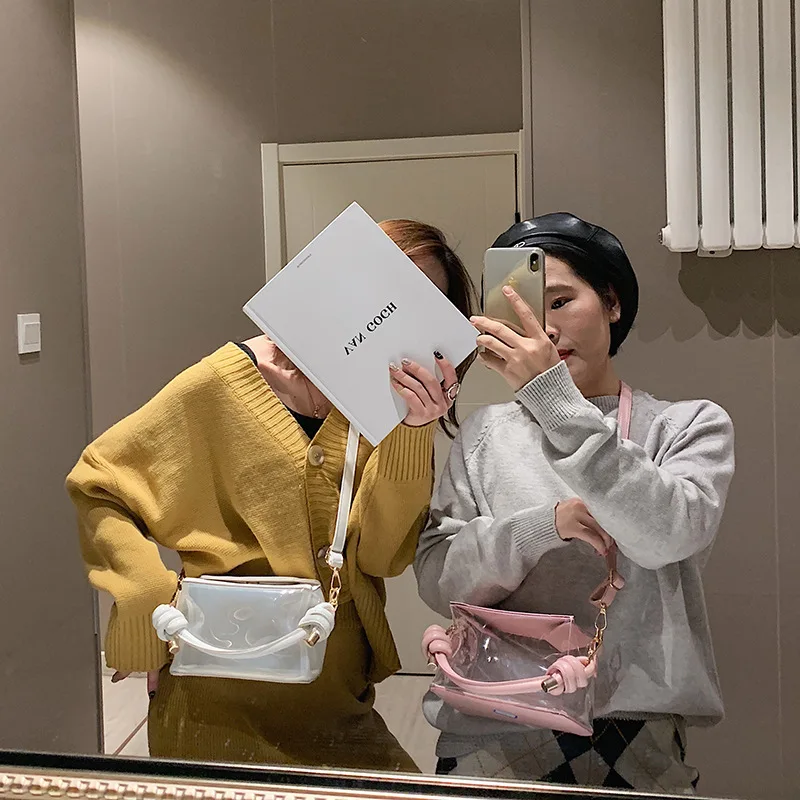 Youda модные стильные женские прозрачные сумки оригинальный дизайн ПВХ материал