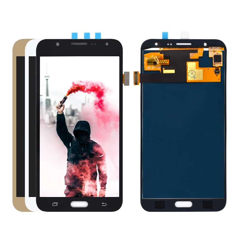Для Samsung Galaxy J7 2015 может регулируемая яркость ЖК дисплей J700 SM J700F J700M + сенсорный