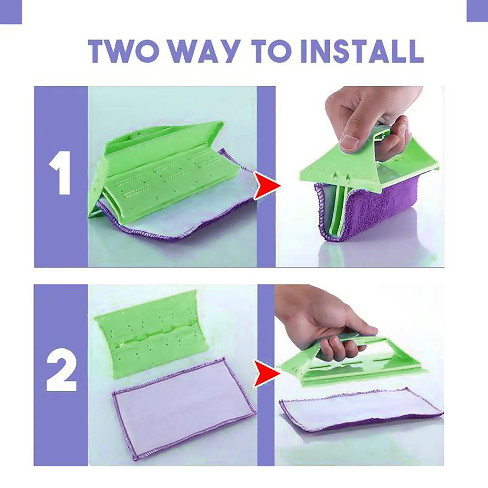 2021 полезные Функция Творческий паз щетка для очистки стекла чистящей тканью с