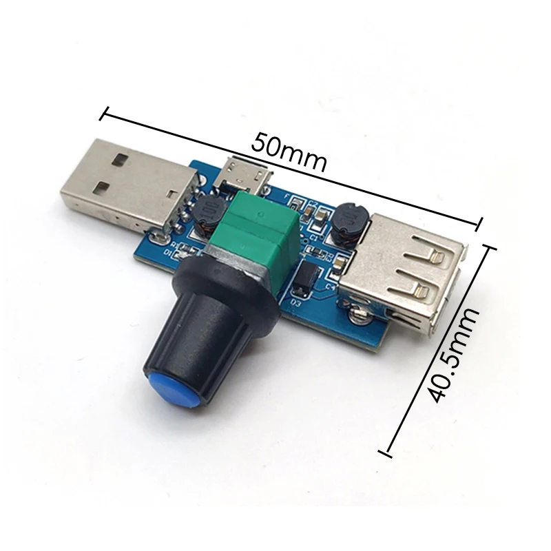 USB-контроллер скорости вентилятора бесступенчатый регулятор для снижения уровня