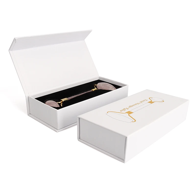 100% натуральный розовый кварц нефритовый ролик для подтяжки лица массаж против