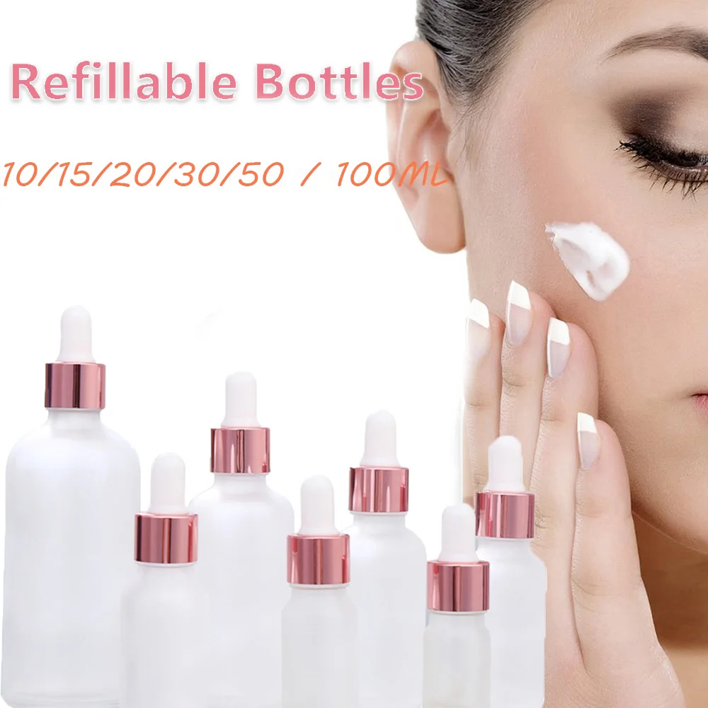 Трубок матовый флакон капельница Янтарный Стекло ароматерапия жидкость для