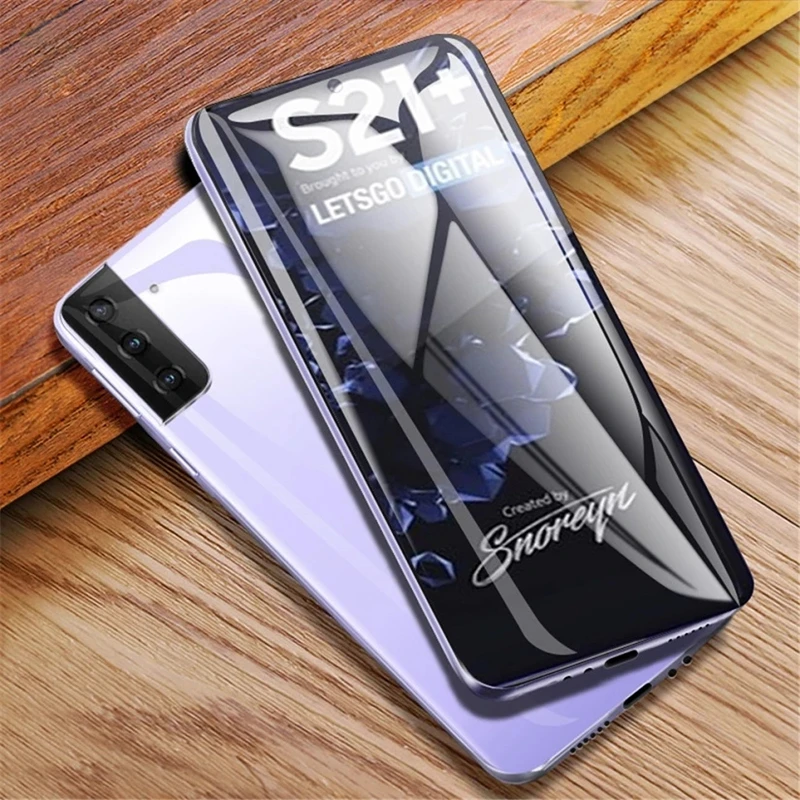 

6-in-1 Hydrogel Screen Protectors for Samsung S21 Ultra Plus A51 A52 A71 A32 Camera Lens Film for Samsung A21S A72 A31 M31S M51
