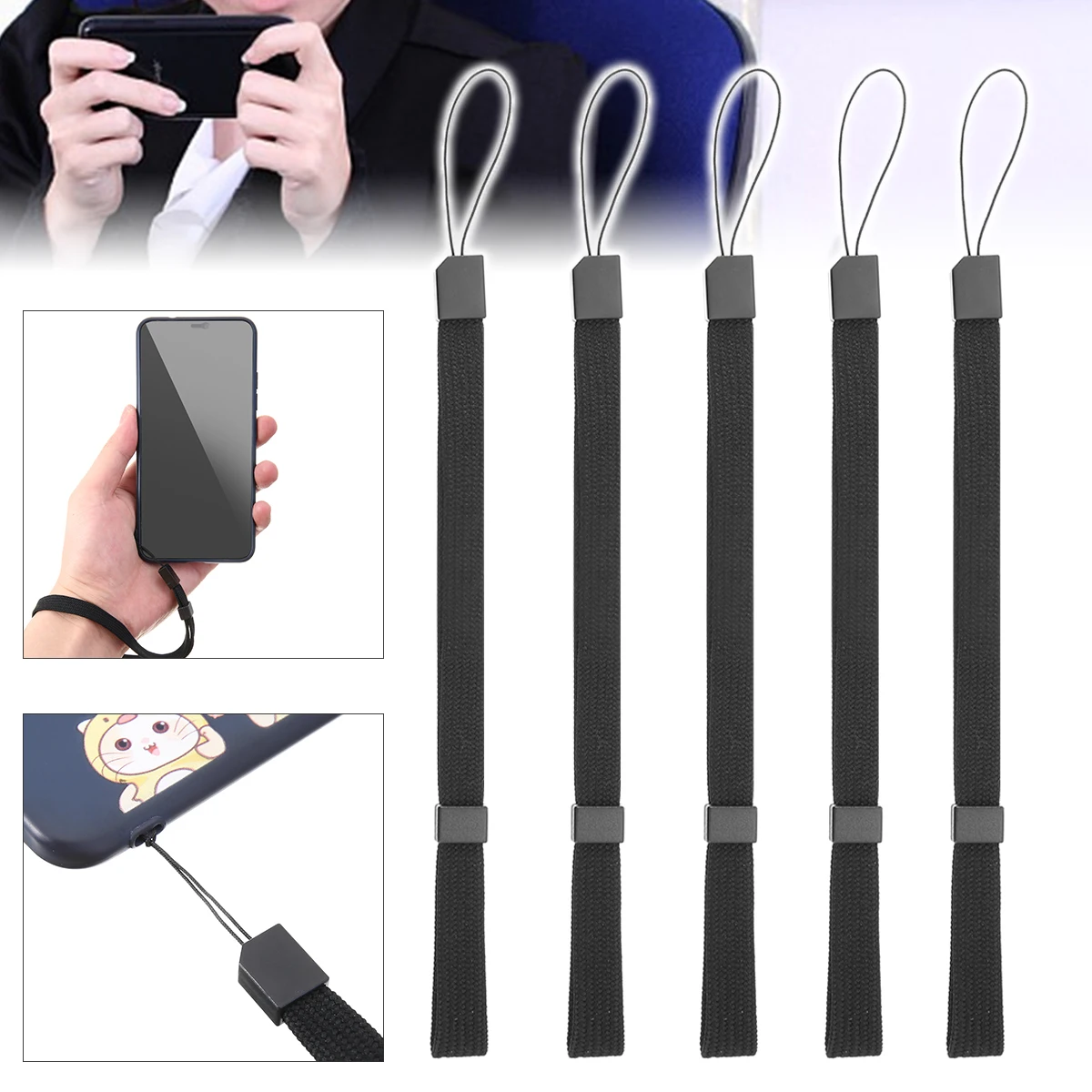 5 шт. цветной наручный ремешок для телефона MP3 плеера игровой пульт