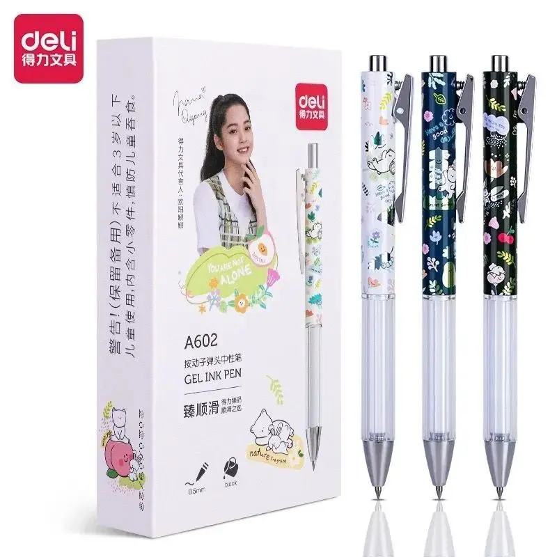 

Press The Gel Pen Slide Bullet-point 0.5m For Students Examination Business