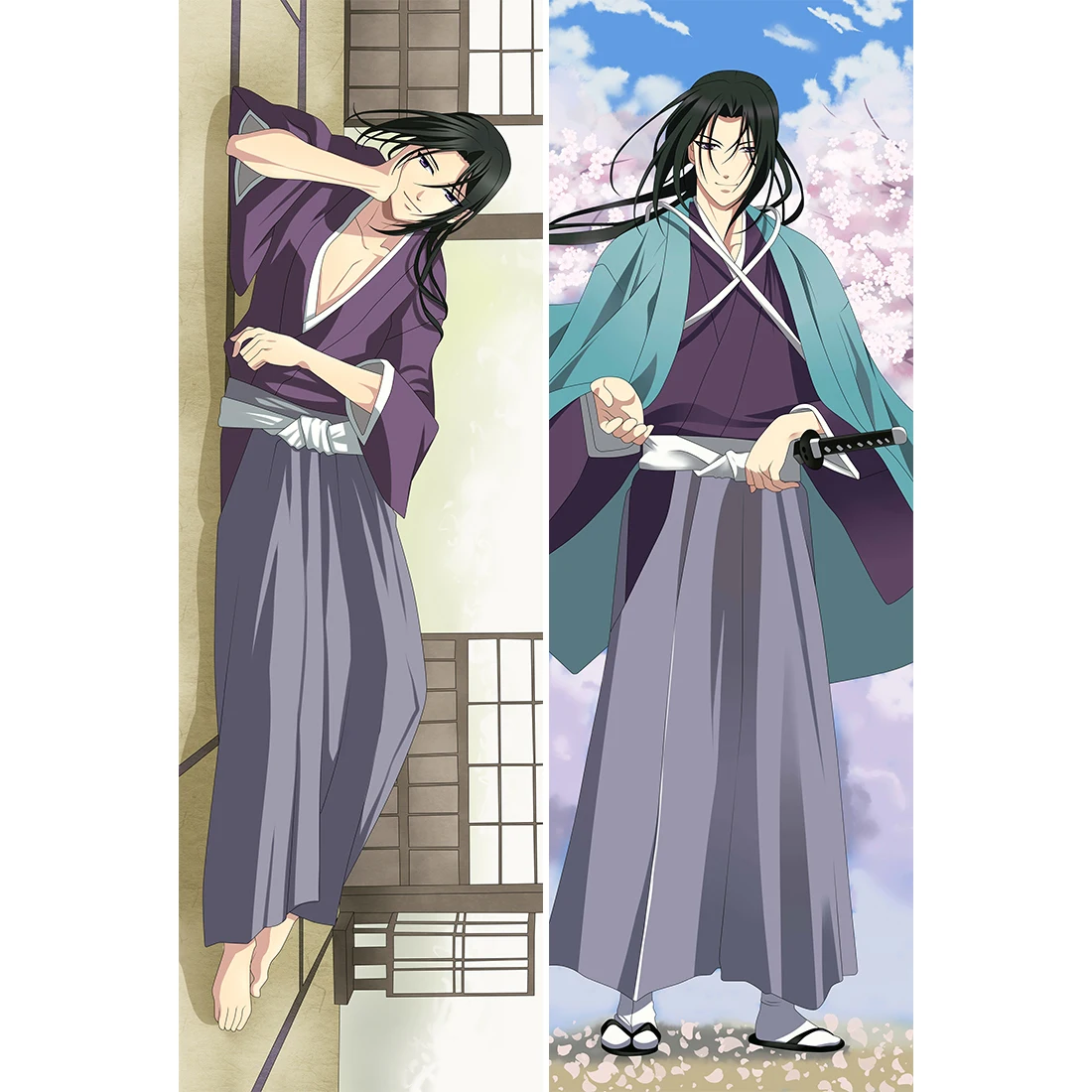 Mxdfafa аниме косплея Hakuouki Синсэнгуми Китан Косплэй Dakimakura тела подушку Чехол Крышка манга постельные принадлежности обниматься тела Чехол