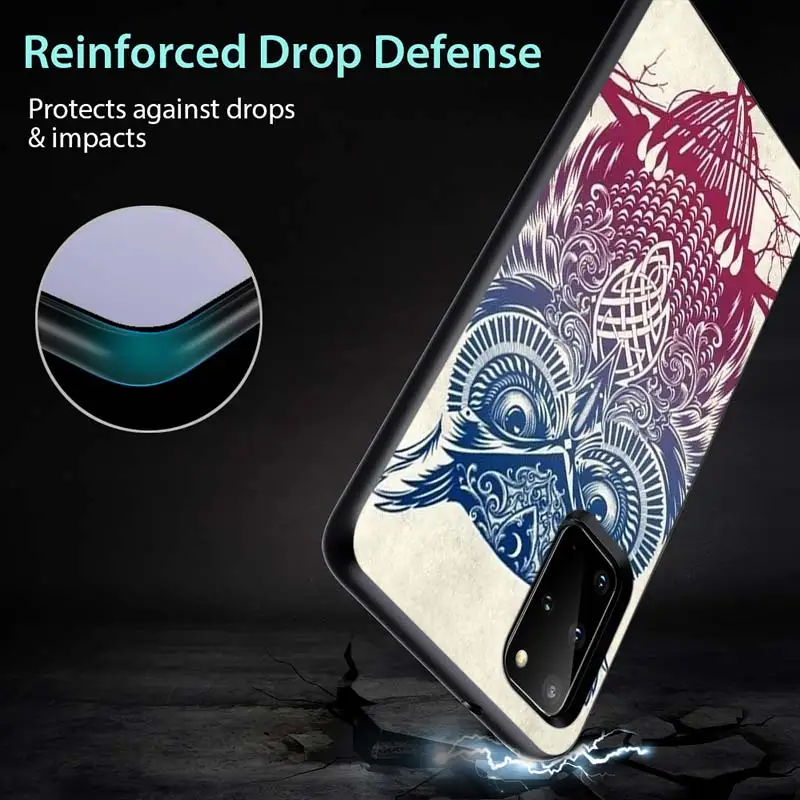 

Animal Cute Owl for Samsung S20 FE Ultra Plus A91 A81 A71 A51 A41 A31 A21S A11 A72 A52 A42 A32 A12 A02S Phone Case