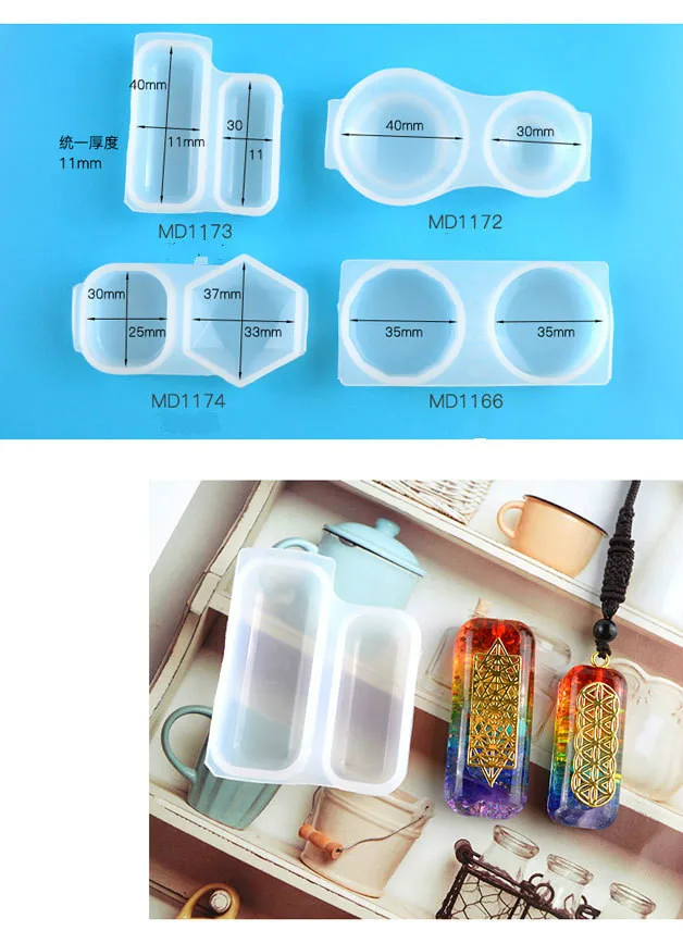 

UV Resin Mold DIY Dried Flower Jewelry Accessories Transparent Silicone Mould Decoration Jewelry Tool