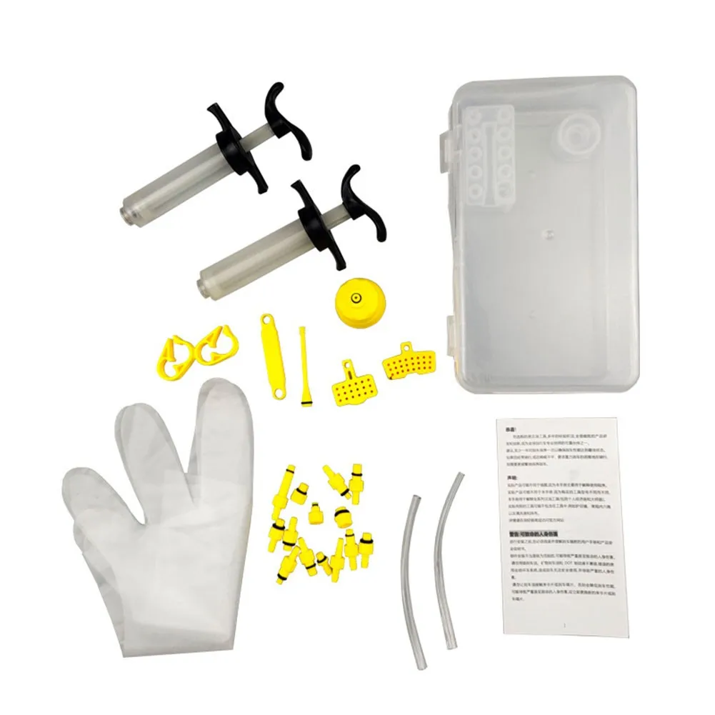 

Bicycle Hydraulic Disc Brake Oil Bleed Kit For SHIMAN Tektro MAGURA MTB Road Bike Oiling Tool Cycling Bicycle Repair Tool Kits