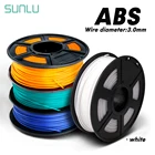 Филамент SUNLU ABS для 3D принтера, 1,75 мм, 1 кг, с твердостью катушки, допустимое отклонение филамента +-0,02 мм