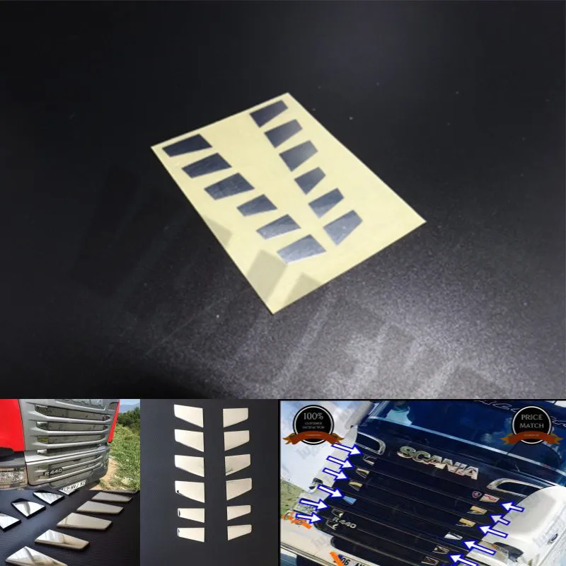 Воздушный колпак хромированная декоративная наклейка для 1/14 Масштаб