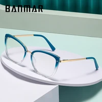 banmar anti blue light glasses women vintage transparent cat eye computer eyeglasses frame blocking glasses optical spectacle
