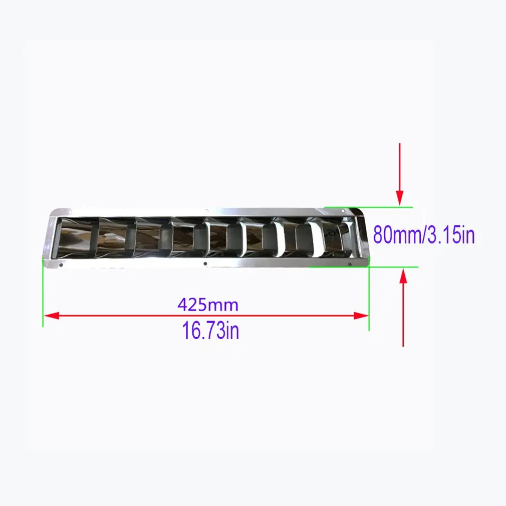 

304 Stainless Steel Shutters Exhaust Ventilation Heat Dissipation Window Hole Cover Hardware Marine Accessories