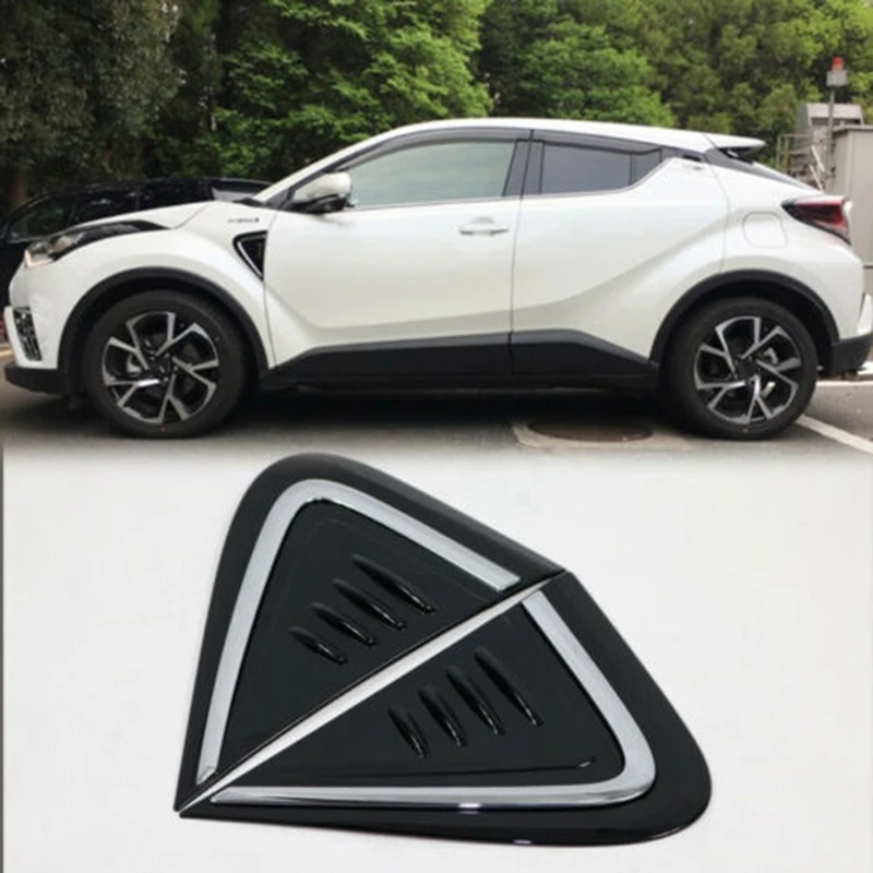 2Pcs Car Side Wing Air Flow Fender Grill Intake Vent Trim for Toyota CHR C-HR 2016-2018 | Автомобили и мотоциклы