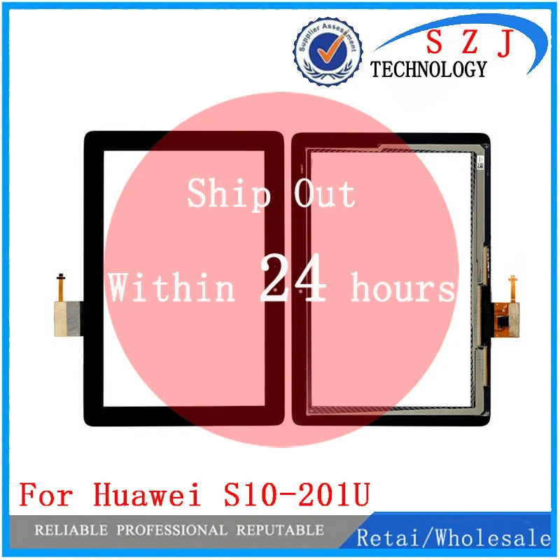 Новый 10,1 'дюймовый для Huawei MediaPad 10 Link S10-201U 201WA S10-231U MCF-100-0676-V2.0 сенсорный экран Сенсорная панель дигитайзер Замена