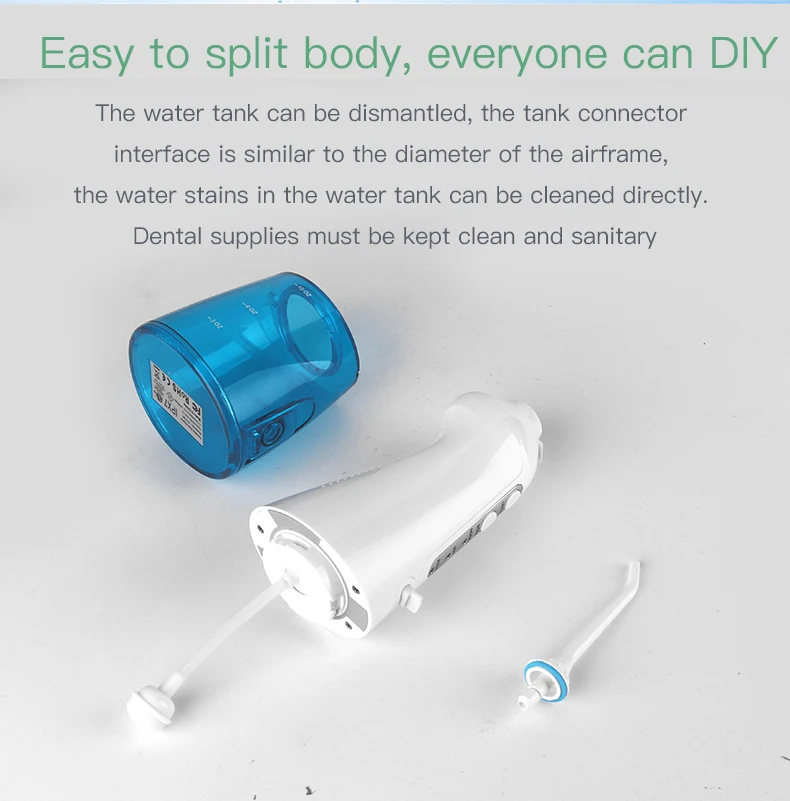 Ирригатор для полости рта USB Перезаряжаемые водяной Флоссер переносная зубная