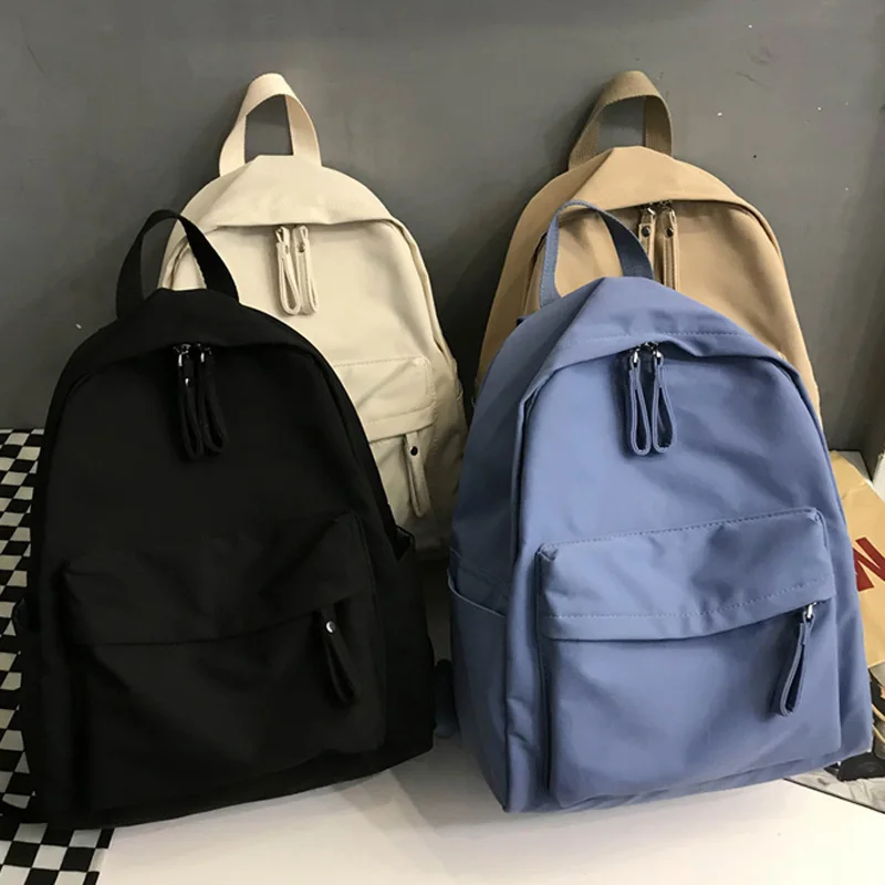 Водонепроницаемый холщовый рюкзак для женщин модные удобные школьные ранцы
