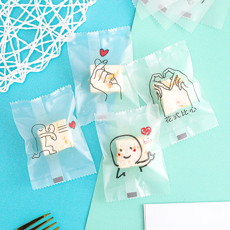 Новогодняя Снежинка хрустящая нуга Упаковочная Сумка для детского дня рождения