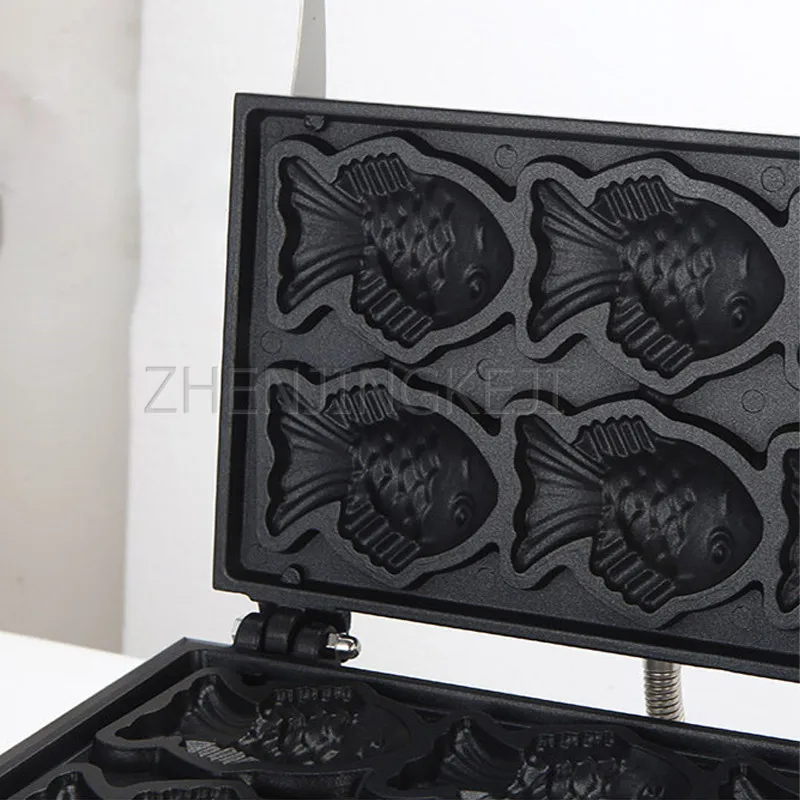 Коммерческая Машина Taiyaki 220 В/110 В корейский гриль в форме маленькой искусственной
