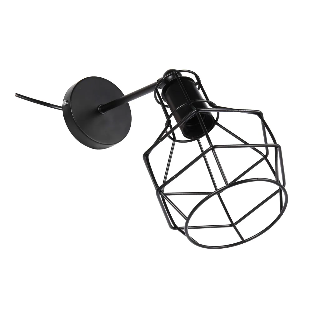 Винтажный промышленный настенный светильник светодиодный абажур в стиле ретро с