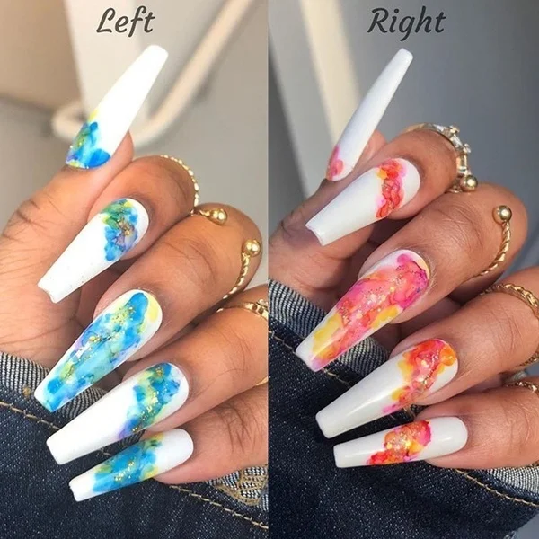 Modelones 9 шт./лот акварель цветок цветы лак для ногтей Гель Длительное Действие