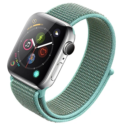 Нейлоновый ремешок для часов для Apple Watch Series 3 2 1 38 мм 42 мм мягкая дышащая Замена Спортивная петля для Iwatch Series 4 5 44 мм 40 мм - Цвет ремешка: color 13