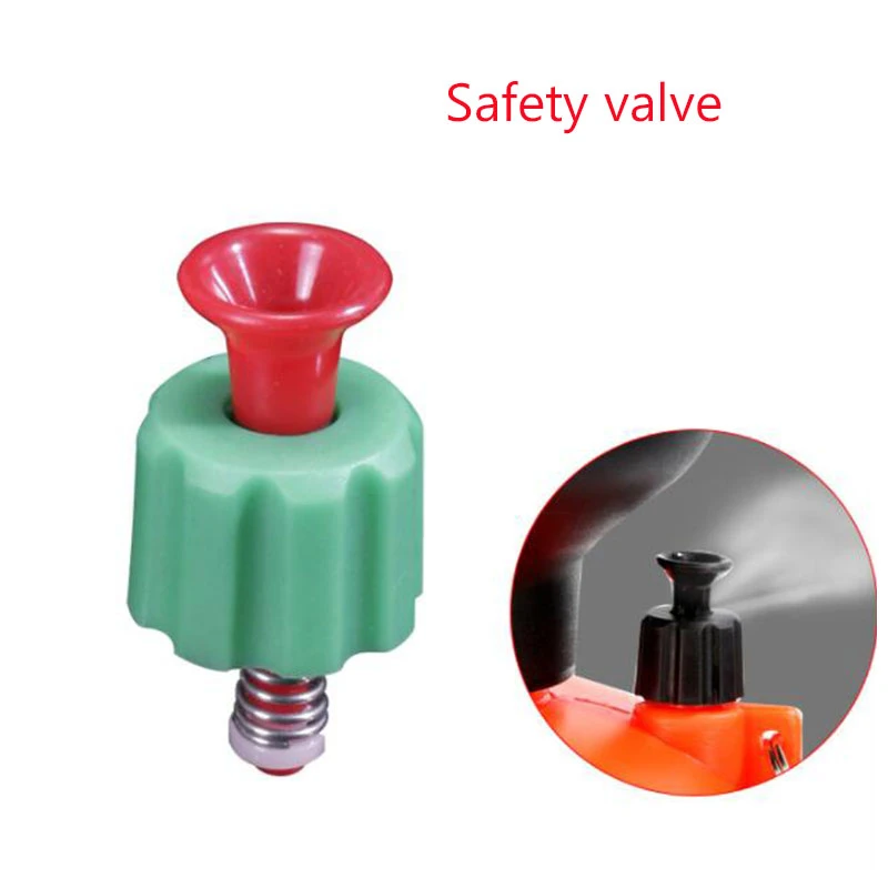 Safety valve Садовый полив пневматический опрыскиватель домашний газон большой диапазон распылитель инструмент для очистки автомобиля распыления пестицидов инструменты - Цвет: Safety valve