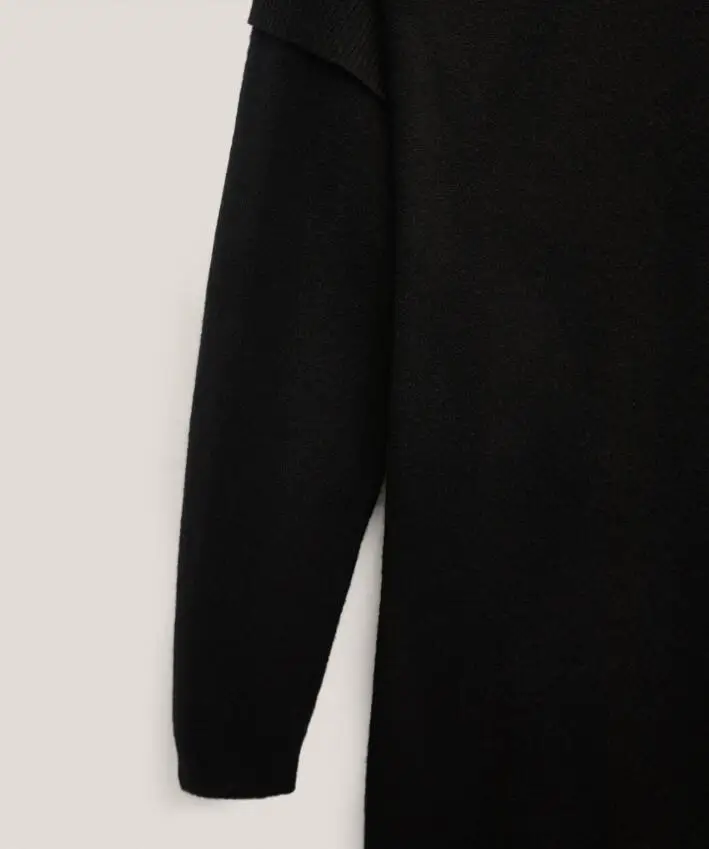 

Women Dress 2021 Autumn and Winter New V-neck Ladies Mini Dress