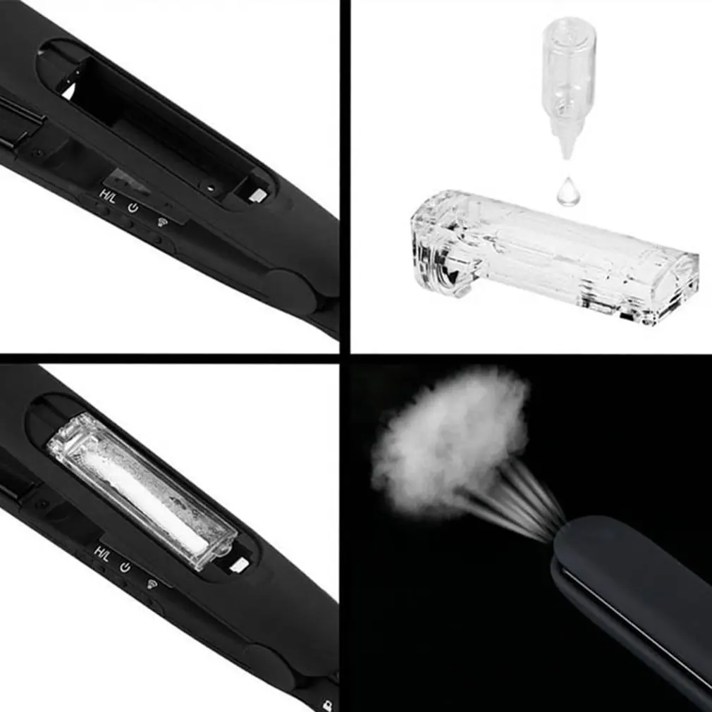 Керамическая доска кудри выпрямитель для волос спрей шина прямой инструмент