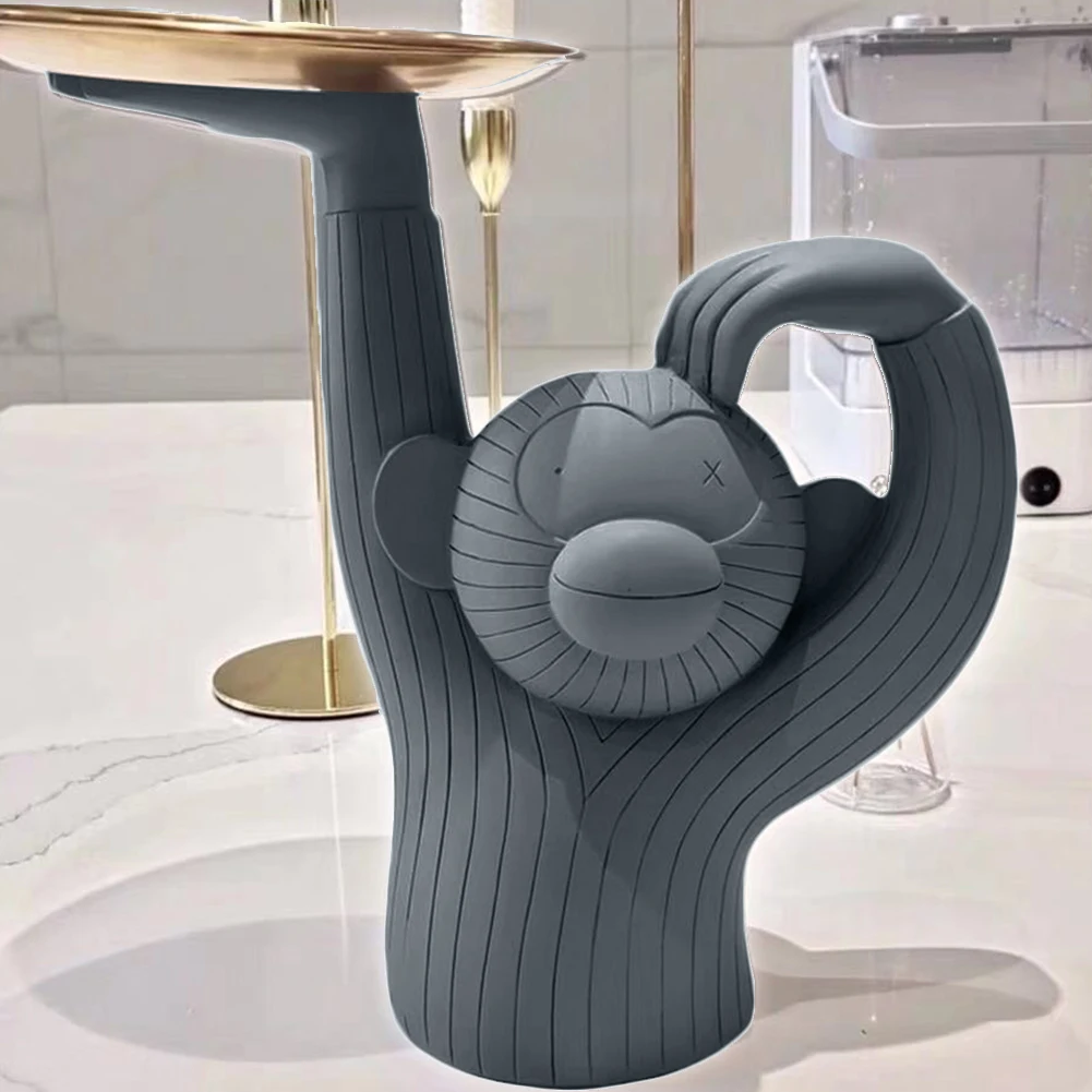 

Cute Monkey Fruit Cake Dessert Candy Storage Tray Home Dining Room Table Decor