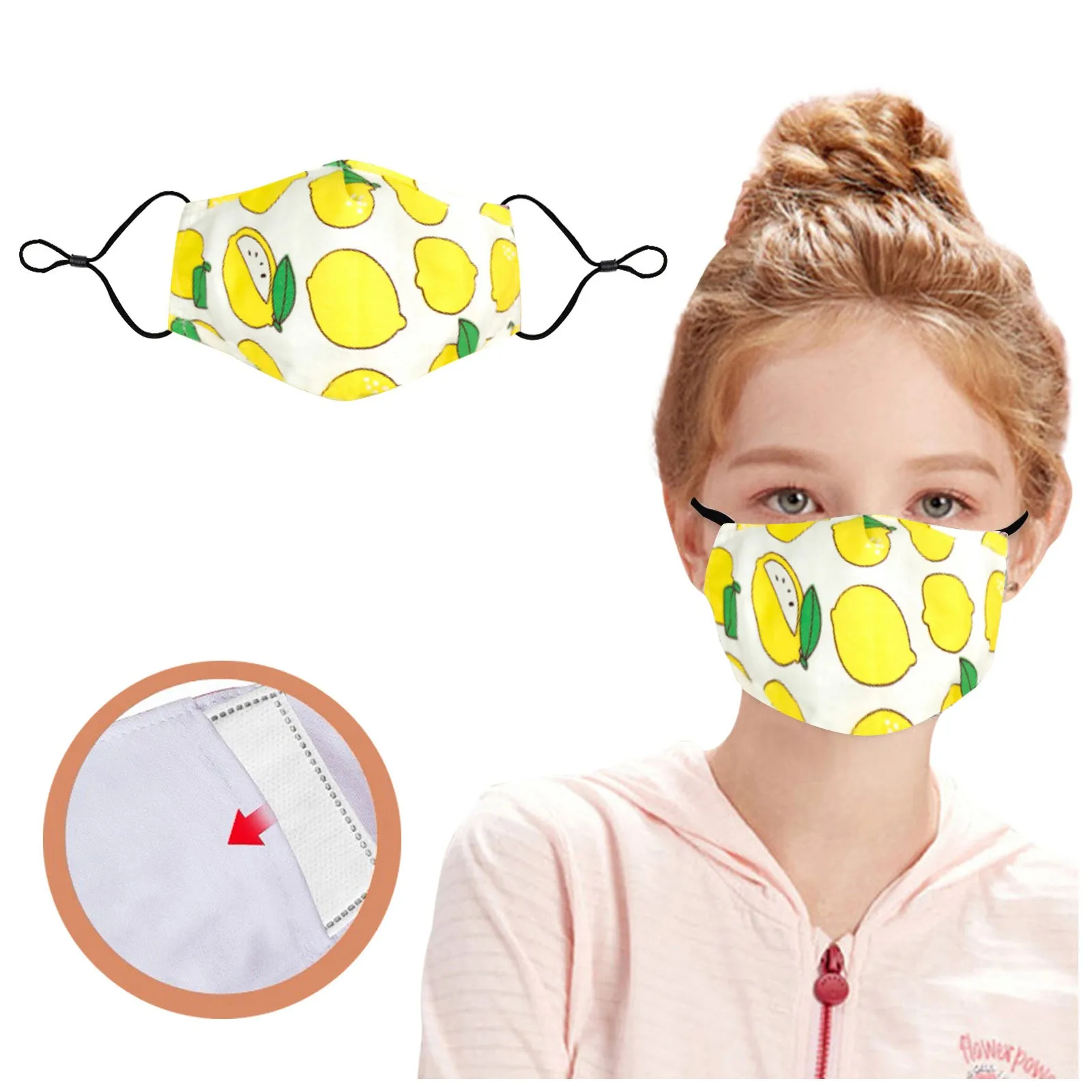 1 шт. маска для рта многоразовая моющаяся безопасная петля ушей дышащая с Fliter