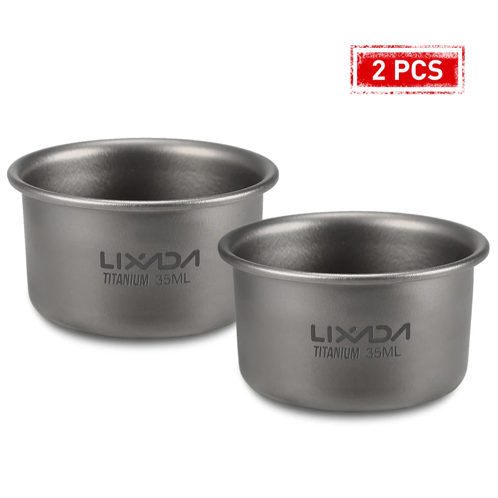 Lixada 1/2/3 шт. для использования вне помещения миниатюрный Сверхлегкий Титан чайная
