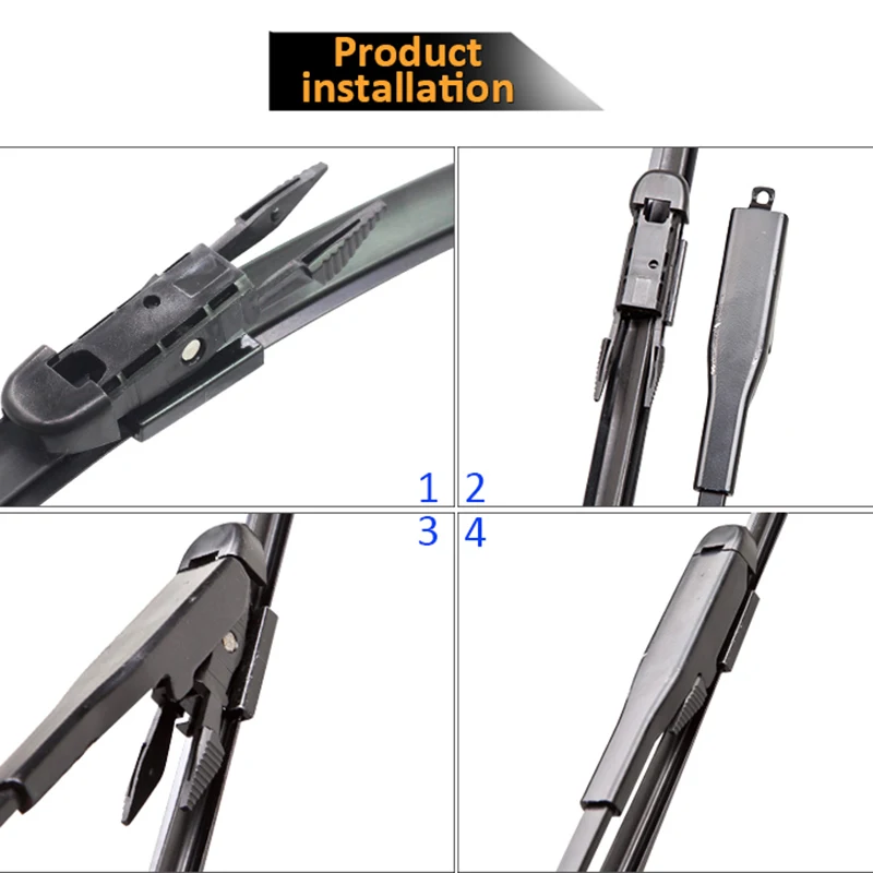 Windshield wiper blade windscreen car accessories for Renault Koleos Fit Pinch Tab Arms 2008 2009 2010 2011 2012 2013 2014 | Автомобили и