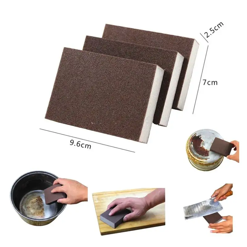 Волшебная губка ластик для удаления ржавчины меламиновая нано наждак кухонные
