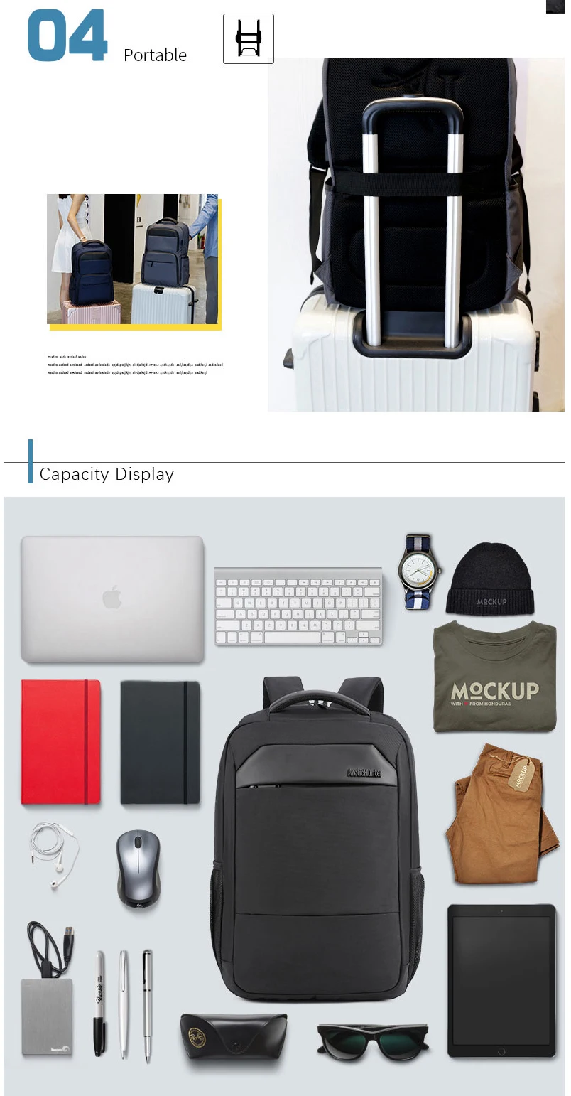 ARCTIC HUNTER, новинка, повседневная мужская сумка Mochila, мужская сумка через плечо, нейлоновая, водонепроницаемая, для студентов колледжа, сумка для компьютера, рюкзак, школьный ранец