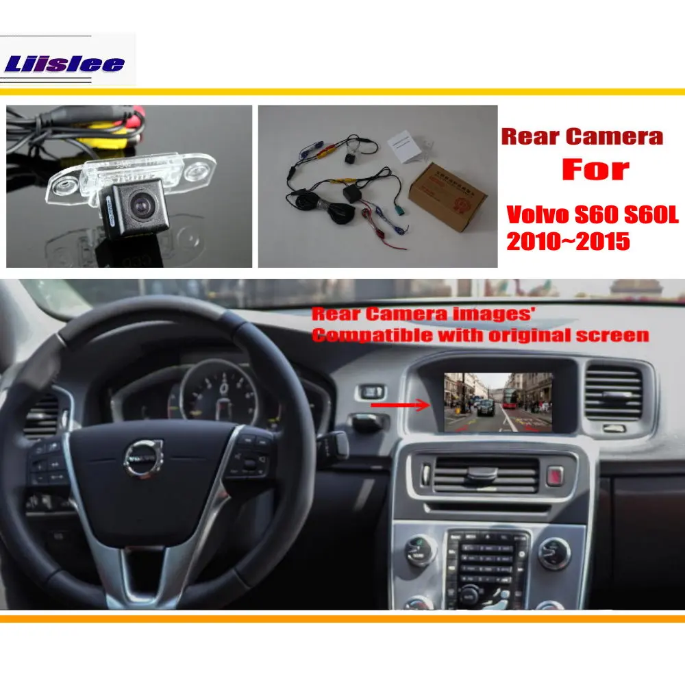 Автомобильная парковочная камера заднего вида для Volvo S60 S60L 2012 ~ 2015 аксессуары