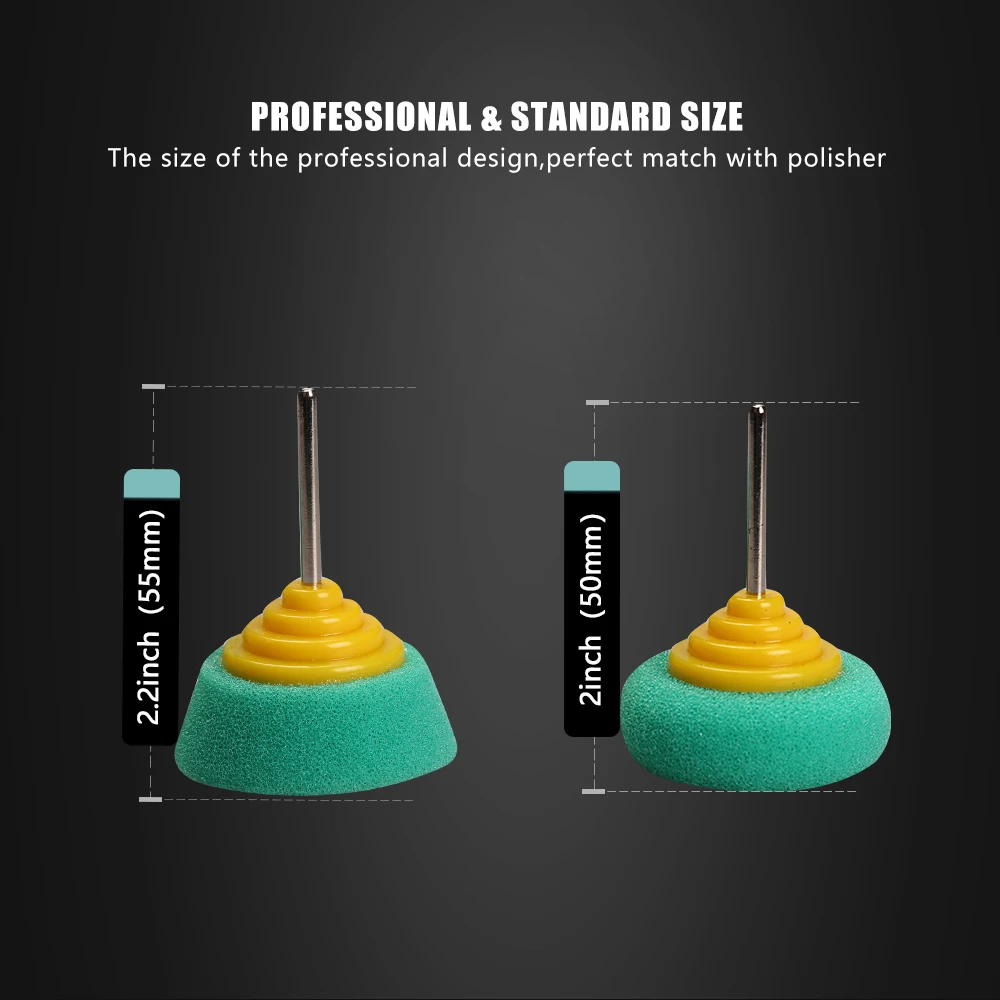 Мини полировальная губка SPTA 2-дюймовое полировальное колесо для ступицы