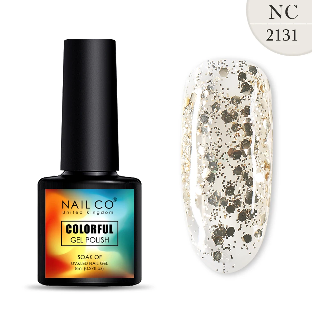 2131 NAILCO, новинка, 8 мл, 130 цветов, светодиодный Гель-лак для ногтей УФ гель для ногтей, салонный домашний лак, Гель-лак, гибридный, впитывающий - Цвет: 2131