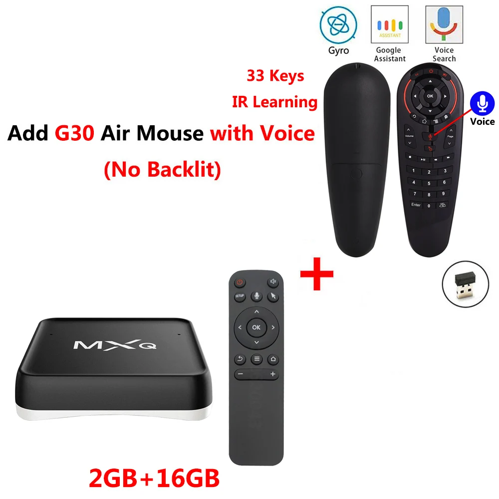S10X add G30S MXQ cube S10X ТВ Smart Android 7,1 tv Box Amlogic S905X Голосовое управление ТВ OS 4K HD медиаплеер+ AI динамик Netflix Youtube - Цвет: S10X add G30S